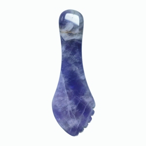 Amethyst <b>toothed</b> gua sha board gua sha tool massage tool back gua sha tool spa tool - Product Image 2