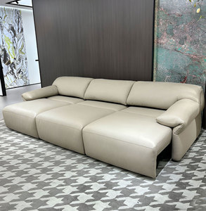 Juego de Sofás Seccionales de Cuero Genuino con Diseño Europeo de Lujo, 38 Piezas - Diseño Moderno para Hoteles y Salas de Estar, Ofrece un Lujo Europeo - Product Image 4