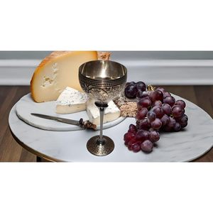 Copa de vino hecha a mano de primera calidad, cáliz único para grandes mulas de Moscú, regalos de vino, 100% latón puro, Bidri hecho a mano - Product Image 5