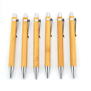 Bolígrafo Ecológico de Madera de Bambú Reciclado, Personalizado para Hotel, Oficina, Escuela, Regalo Promocional - Product Image 2