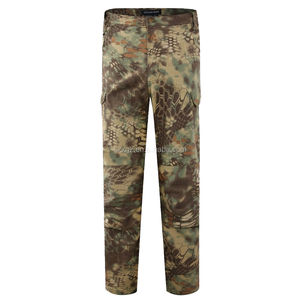 Wasserdichte Frosch hose für Herren Rib Stop Tactical Combat Cargo Pants Multi-Taschen zum Wandern Jagd arbeit Straight Pattern Flat - Product Image 2
