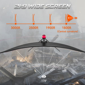 Großhandel 49 Zoll 4K 5K 165Hz 240Hz Ultra-<span class=keywords><strong>Wide</strong></span> Curved OLED LCD PC <span class=keywords><strong>Computer</strong></span> Gaming Monitor - Product Image 5