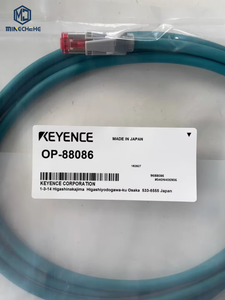 Câble d'extension Ethernet (RJ45) 2m pour débitmètre de gaz à pince KEYENCE OP-88086 série FD-G OP 88086 - Product Image 1