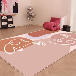 Alfombra Rectangular Abstracta de Estilo Nórdico, Imitación de Cachemira, Suave al Tacto, Decoración para el Hogar, Diseño Artístico con Patrón Geométrico - Product Image 5