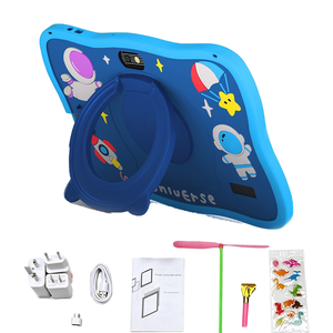 Tablet PC Educativa de 7 Pulgadas para Juegos Escolares con Google Play, Android 15, 4+64GB, Wi-Fi, Funda Protectora Anti-Caídas, Juguetes para el Auto - Product Image 1