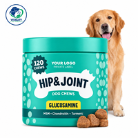10 en 1 Friandises à mâcher molles pour la santé des articulations canines avec Glucosamine Chondroïtine MSM Curcuma pour la mobilité des hanches, le cartilage et le soutien quotidien