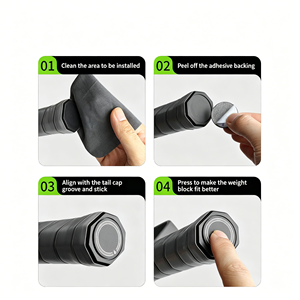 Pickleball <b>Paddle</b> Handle Weight End Cap Weighted Disc For Balance Customization 6g 9g 12g Options Power <b>Control</b> Stabilizer Set - Product Image 6