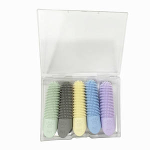 Personalizado 360 grados completo envolvente cerdas silicona mascota dedo cepillo de dientes perro cepillos de dientes - Product Image 6