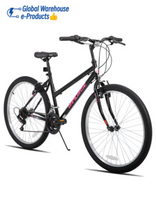 Bicicleta de Montaña JOYKIE BAMCBASE Ecológica y No Tóxica, con Llantas <span class=keywords><strong>MTB</strong></span>, 18 Velocidades, Acero con Alto Contenido de Carbono, Frenos V, 85% SKD - Product Image 1