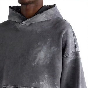 Sweat-shirts à capuche pour hommes respirants et à séchage rapide pour l'hiver - Tissu en polaire polyester/coton - Product Image 4