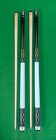 Queue de billard professionnelle 1/2 en deux parties, 20 oz, en érable canadien, avec pointe de 10,5 mm, 11,5 mm ou 12,5 mm, pour les jeux de 8, 9 et 16 boules