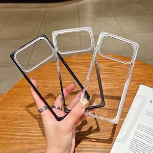 Custodia per telefono con cornice in TPU sfumato, <span class=keywords><strong>trasparente</strong></span>, antiurto in TPU e PC per <span class=keywords><strong>iPhone</strong></span> 17 16 15 14 13 12 11 - Product Image 6