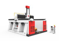 3D 4D 5D Formenbau-Statuen CNC-Maschine 5-Achsen, CNC-Fräse 5-Achsen