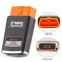Nuevo Cable Passthru XHORSE MVCI PRO+ XDMVJP J2534 para Toyota, Honda, Ford, GM, Benz, Herramienta de Diagnóstico OBD2 J2534