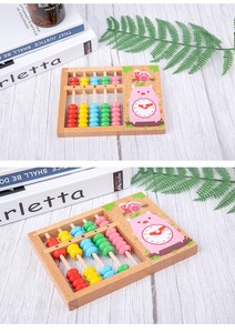 Abaco Cinese di Alta Qualità, Giocattolo Educativo con Coniglietto e Maialino, in Legno, <span class=keywords><strong>per</strong></span> l'Apprendimento della Matematica, Confezionato <span class=keywords><strong>per</strong></span> <span class=keywords><strong>Bambini</strong></span> - Product Image 2