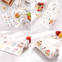 Feuilles de papier ciré sulfurisé personnalisé pour l'emballage des aliments et l'emballage des sacs à provisions pour l'alimentation et le magasin