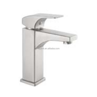 Robinet de lavabo moderne monotrou chromé chaud/froid en céramique et acier inoxydable 304, à poignée unique, à poser sur le comptoir – Meilleures ventes