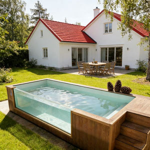 Piscina sin fin, piscina prefabricada, piscinas para adultos, piscinas de acrílico, piscina para perros, piscina grande - Product Image 1