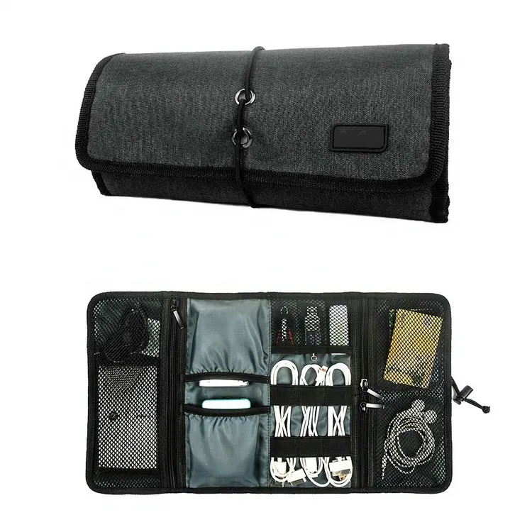 Seyahat dişli organizatör elektronik aksesuarları çanta küçük Gadget taşıma çantası saklama çantası kılıfı