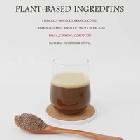 QINSHANTANG Organique Cordyceps Militaris Extrait Poudre Liquide Alimentaire Bouteille En Gros Fabricant Instantané Café Champignon Latte