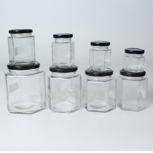 45Ml 85Ml <span class=keywords><strong>100Ml</strong></span> 180Ml 280Ml 380Ml 500Ml 730Ml Rõ Ràng Glass <span class=keywords><strong>Hexagon</strong></span> Jar Nhỏ Lục Giác Gia Vị Mật Ong Jar Cho Ớt Gia Vị Thạch - Product Image 5