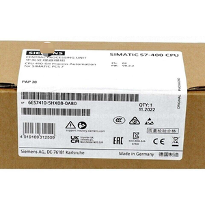 6es7410-5hx08-wbr0ab0 1 ชิ้น ซีพียู Simatic S7-400 ใหม่ ของแท้ พร้อมส่ง ระบบอัตโนมัติในอุตสาหกรรม Pac Dedicated Plc - Product Image 1
