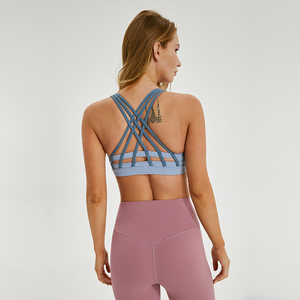 Sujetador Deportivo Transpirable de Talla Grande para Mujer, Ropa Deportiva, Servicio OEM, con Soporte Medio, Venta al Por Mayor 2025 - Product Image 1