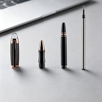 Stylo bille haut de gamme à tête en cristal, best-seller, vente en gros, stylo gel professionnel avec logo personnalisé, fournitures de bureau et usage quotidien