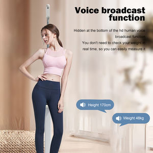 Détecteur de <span class=keywords><strong>hauteur</strong></span> à ultrasons 200Kg 440Lb 195cm Échelle électronique numérique de <span class=keywords><strong>hauteur</strong></span> et de graisse corporelle humaine - Product Image 2