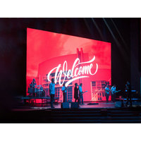 Pantalla LED Curva Canbest P3.91 para Interiores, Panel Gigante de 1000x500 para Escenarios de Eventos de DJ