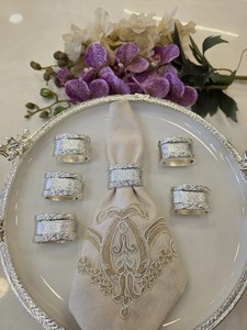 Anillos de Servilleta Metálicos en Oferta para Decoración de Mesa, Elegantes Porta Servilletas para Mesa de Comedor para el Hogar y Restaurantes Disponibles a Buen Precio - Product Image 2