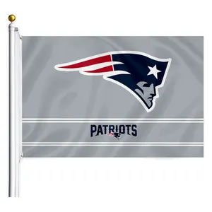 新英格兰爱国者促销产品旗帜3x 5英尺100% 聚酯定制NFL旗帜