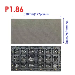 P1.86 320x160mm Indoor Full Color LED Display Module 3840hz/s HD Photo SDK Led P3 Indoor Screen P2 Led Panel Indoor 5000 Hours
