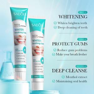 Kit de Blanqueamiento Dental y Eliminación de <span class=keywords><strong>Sarro</strong></span> Orgánico de Menta SADOER para Adultos - Uso Doméstico, Fortalece los <span class=keywords><strong>Dientes</strong></span>, <span class=keywords><strong>Precio</strong></span> de Fábrica - Product Image 2