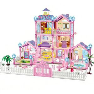 Ensembles de jeu pour maison de poupée avec meubles, nourriture miniature, plateau à gâteau, bols, pot à soupe, décorations en résine, jouet pour collectionneurs - Product Image 1