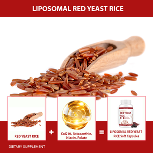 แคปซูลข้าวยีสต์แดงไลโปโซม ผสมโคคิวเท็นและแอสตาแซนธิน สำหรับผู้ใหญ่-120 แคปซูล บำรุงเส้นผมและลดน้ำหนัก - Product Image 4
