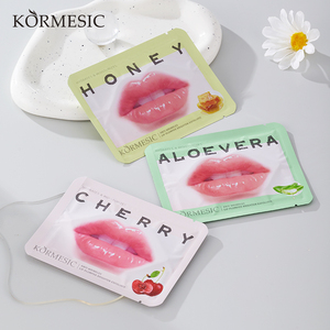 KORMESIC Private Label Hydrating Moisturizing Crystal Collagen Lip Care <b>Mask</b> Organic Aloe Vera Pink <b>Sleeping</b> Lip <b>Mask</b> Patch - Product Image 2