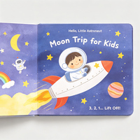 Livre d'images pour enfants Little Forest, couverture rigide, livre d'histoires d'animaux en couleur, avec boîte cadeau pour l'éducation précoce des tout-petits