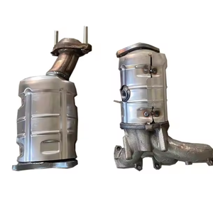 Convertisseur catalytique avec boulons et joint, banc 1 et <span class=keywords><strong>2</strong></span>, compatible avec Ford <span class=keywords><strong>Edge</strong></span> 3.5L 3.7L 2011-2014, Ford <span class=keywords><strong>Explorer</strong></span> 3.5L 2011-2012 - Product Image 3