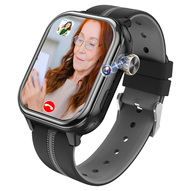 Wonlex Newest Kt39 Kids Android Gps Smart Watch with Rotation Camera Ram 1GB + Rom 8GB Heart Rate Monitor Kids Smart Watch 4G