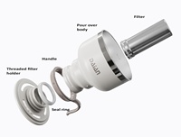 Kit de brassage de café portable en acier inoxydable pour le camping en plein air et les voyages