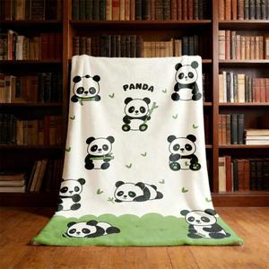 <b>Pink</b> Striped Cat Faces Flannel Blanket <b>Throw</b> Blanket Nap Blanket Skin Friendly Reversible for Travel Camping Custom Print - Product Image 4