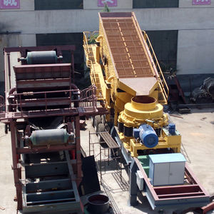 300 Tonnen pro Stunde Kapazität Reifen Mobiler Backen brecher für Bau abfälle - Product Image 6