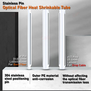 Lot 1000pcs 60mmX1mm SMOOVE Fiber Optique Épissure Protecteur Manches WiFi TCP Câble Thermorétractable Tube pour Réseau FTTH Câble - Product Image 4