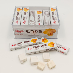 Chewing-gum naturel halal en forme de blocs, emballage blister, 7 saveurs fruitées, pas cher - Product Image 6