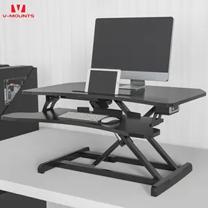 Meja Laptop Lipat V-mounts, Meja Otomatis Tinggi Dapat Diatur