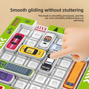 <span class=keywords><strong>Jeu</strong></span> de puzzle de logique pour voiture, sortie du parking, jouets de puzzle de logique Huaroong Road, entraînement à la pensée logique, <span class=keywords><strong>jeu</strong></span> de société éducatif - Product Image 3