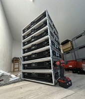Cvr Hot Amplifier Mental 2U Big Power 480W/4 Ohm 350W/8 Ohm 2-Channel for Stage Sound Speaker Passive PA System