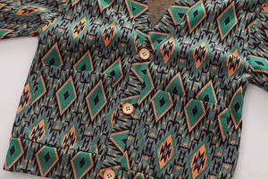 Conjunto de Ropa de 3 Piezas para Niños, Estilo Nuevo, Primavera-Otoño, Chaqueta de Punto con Estampado de Manga Larga + Camisa Lisa + Pantalones Casuales - Product Image 5