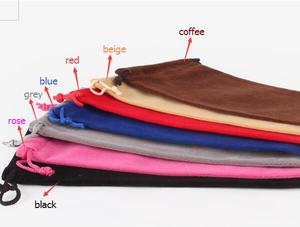 Recyclable Black <b>Velvet</b> 7*9cm Ring Earrings Bracelet Necklace Gift Pouch for Displaying and Packaging - Product Image 4